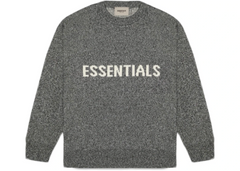 Fear of God Essentials Knit Sweater - Grey Melange (SS20)