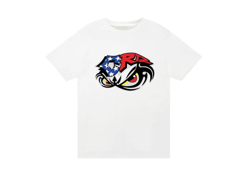 Corteiz Nuh Fear T-Shirt - White/Multi (FW23)