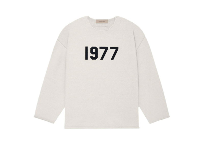 Fear of God Essentials 1977 Raw Edge Knit Sweater - Wheat (SS22)