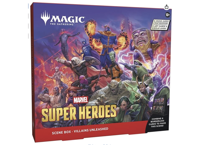 Magic the Gathering | Marvel Super Heroes Scene Box Villains Unleashed