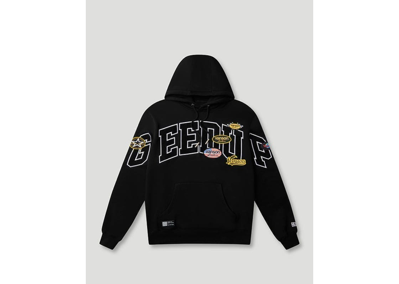 Geedup Co x Vanson Team Logo Hoodie - Black