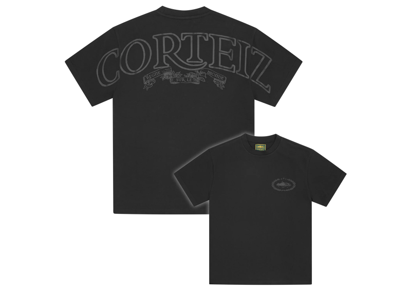 Corteiz Royale Heavyweight T-Shirt - Triple Black