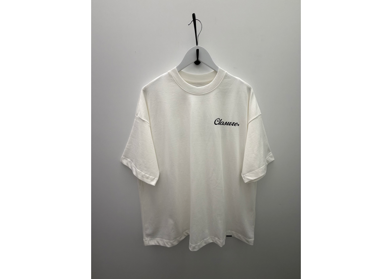 Closure Cursive Logo T-Shirt - White