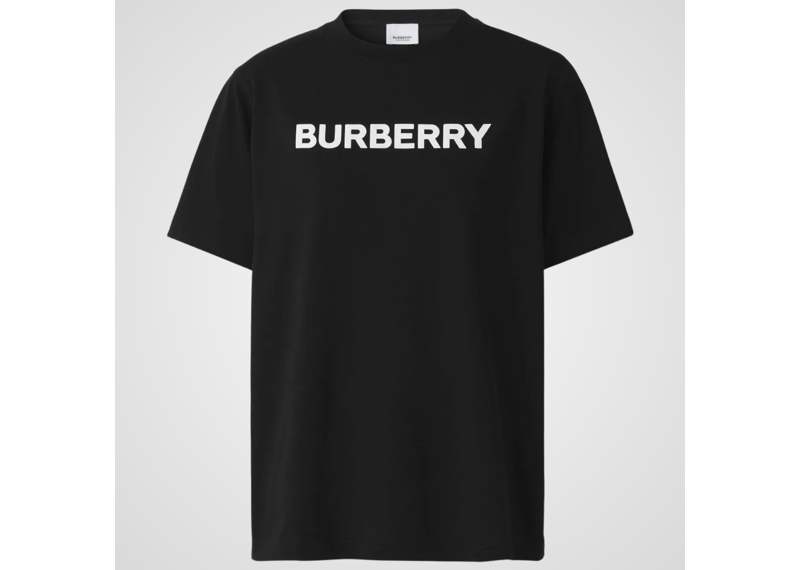 Burberry Oversize Logo T-Shirt - Black