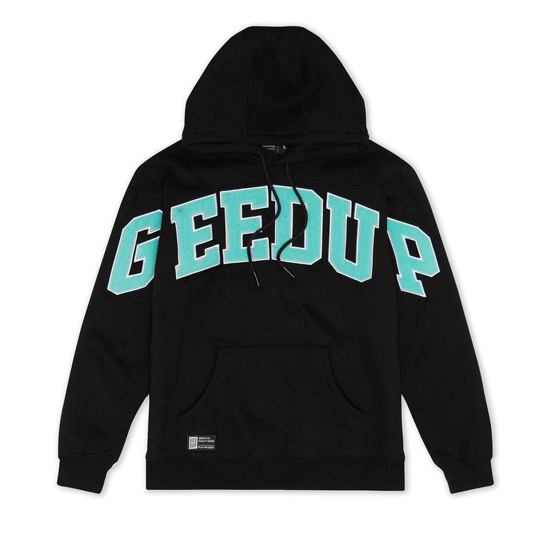 Geedup Co Team Logo Hoodie - Black/Teal