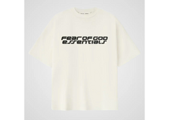 Fear of God Essentials Ponte Jersey 90s T-Shirt - Ivory (FW25)