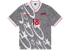 Corteiz Stellations Football Jersey - Black/White/Red