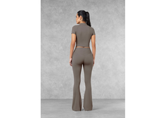 The Giving Movement 30.5 inch Flared Leggings - Mushroom