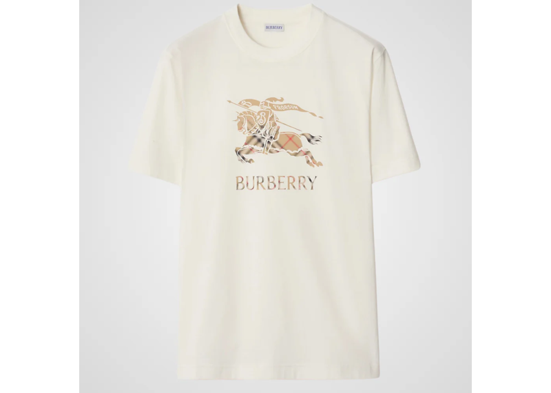 Burberry EKD Ombre Logo T-Shirt - White