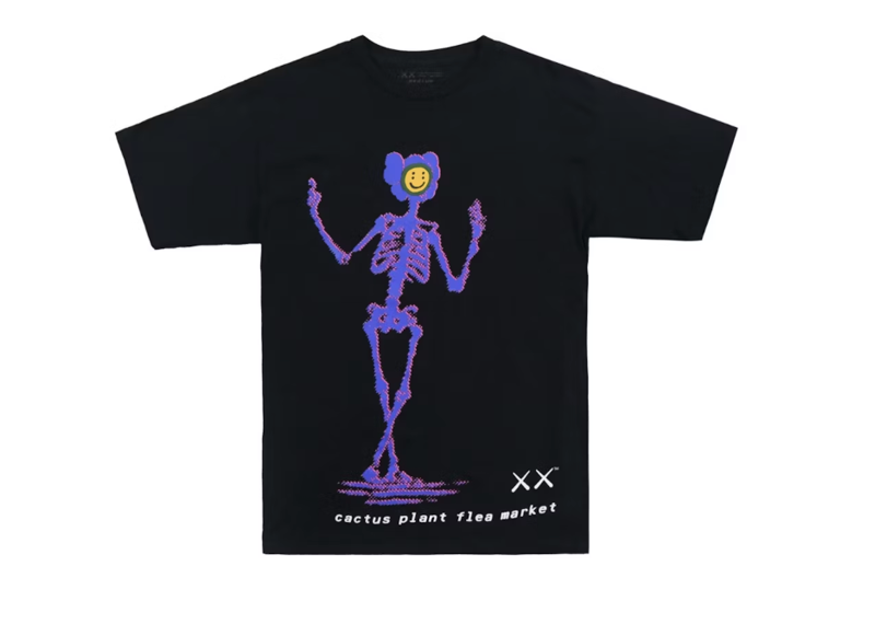 KAWS x Cactus Plant Flea Market T-shirt Black