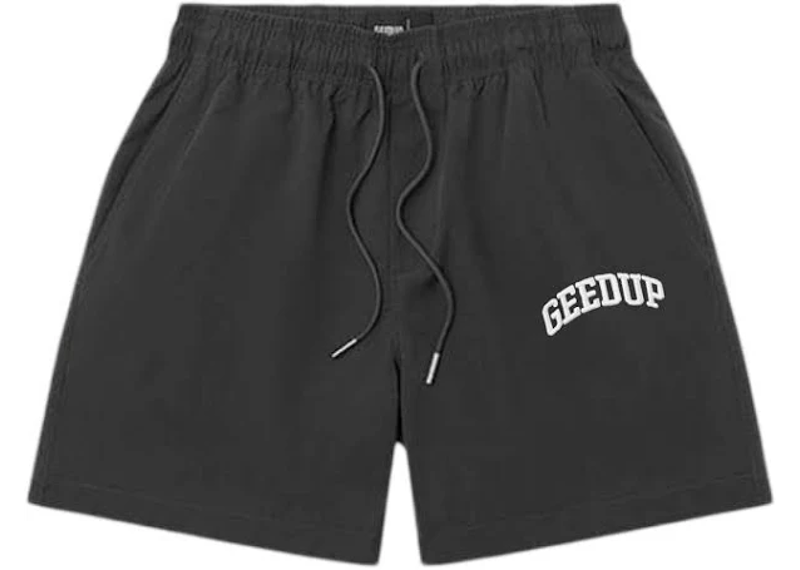 Geedup Micro Team Logo Shorts -  Charcoal Grey