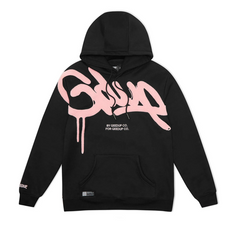 Geedup Co Handstyle Hoodie - Black/Pink