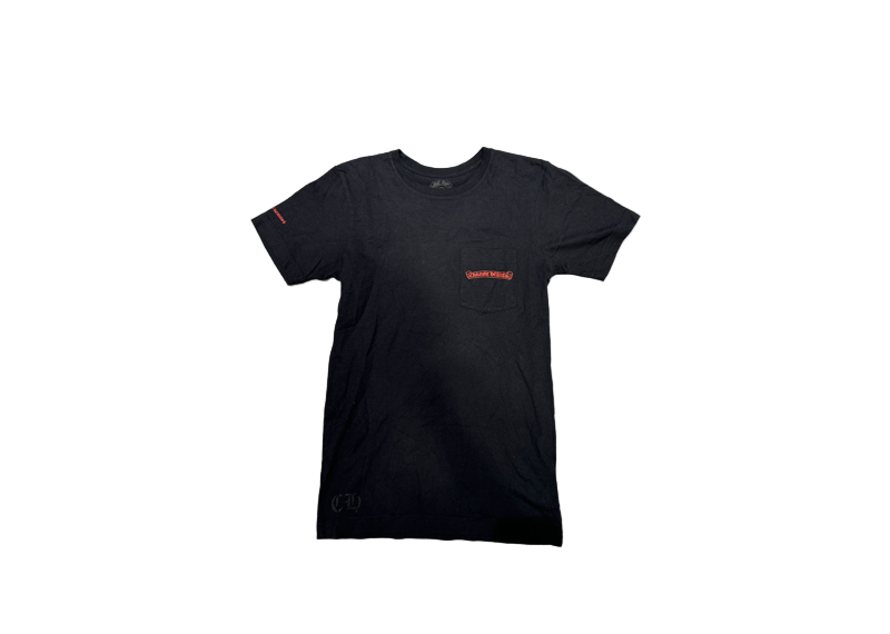 Chrome Hearts Scroll Horseshoe T-Shirt - Black/Red