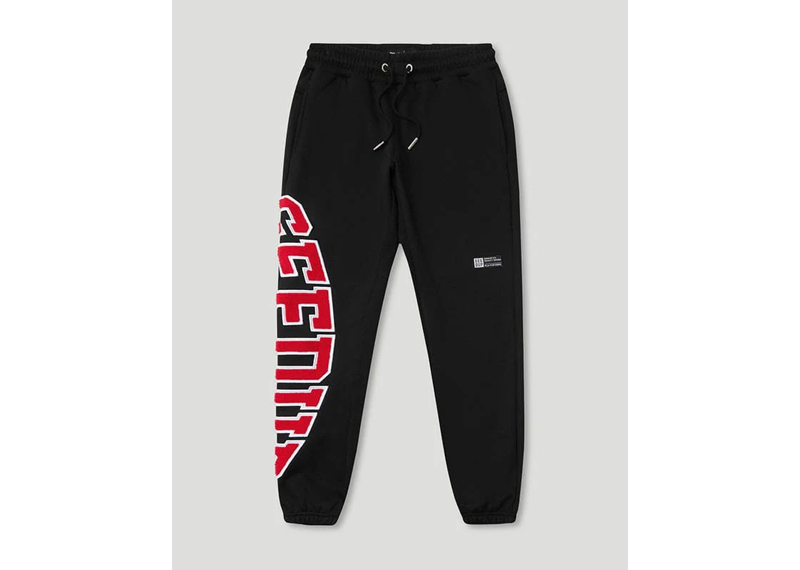 Geedup Co Team Logo Trackpants - Black/Red/White
