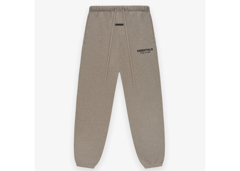 Fear Of God Essentials Fleece Sweatpants - Heather Grey (FW24)