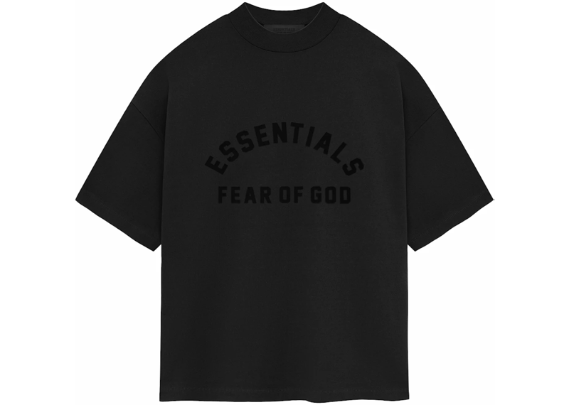 Essentials Heavy Jersey T-Shirt - Jet Black (SS24)