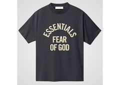 Fear of God Essentials 90s Campus T-Shirt - Faded Black (SS26)