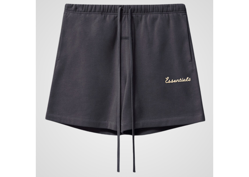 Fear of God Essentials Training Fleece Shorts - Faded Black (SS26)