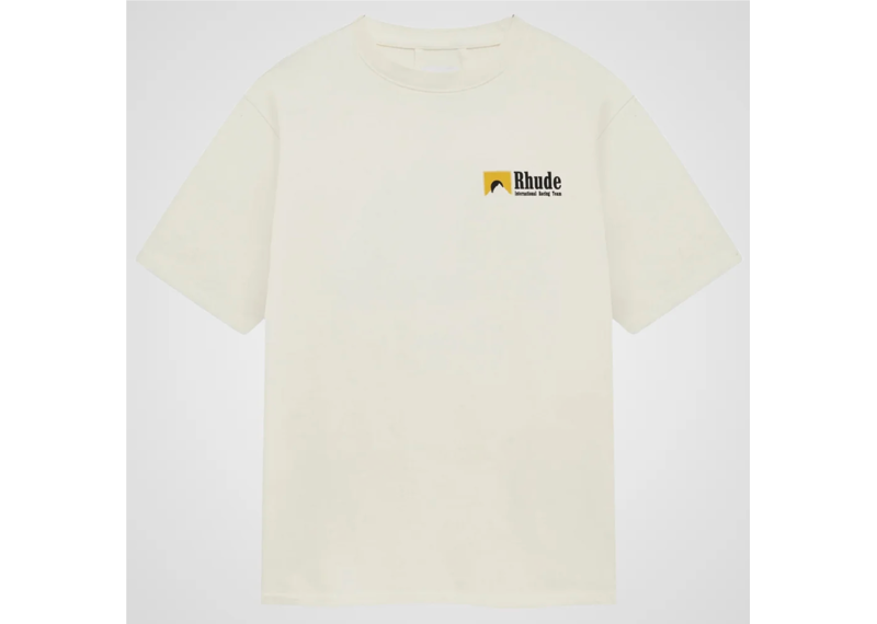Rhude International Racing Logo T-Shirt, White