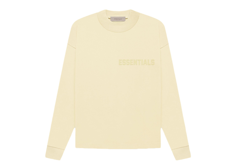 Fear Of God Essentials Long Sleeve T-Shirt - Canary (FW22)