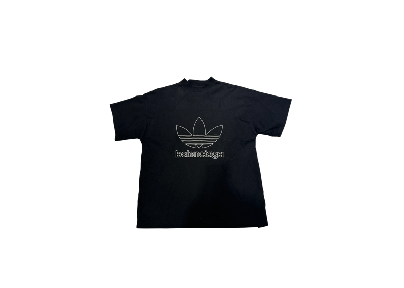 Balenciaga x Adidas Trefoil T-shirt Black