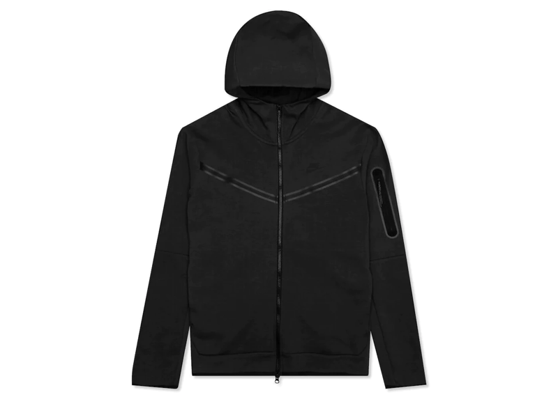 Nike Sportswear Tech Fleece Full-Zip Hoodie - Black