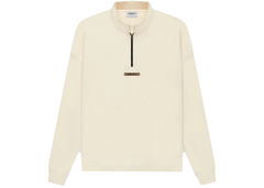 Fear of God Essentials Half Zip Sweater - Buttercream (SS21)