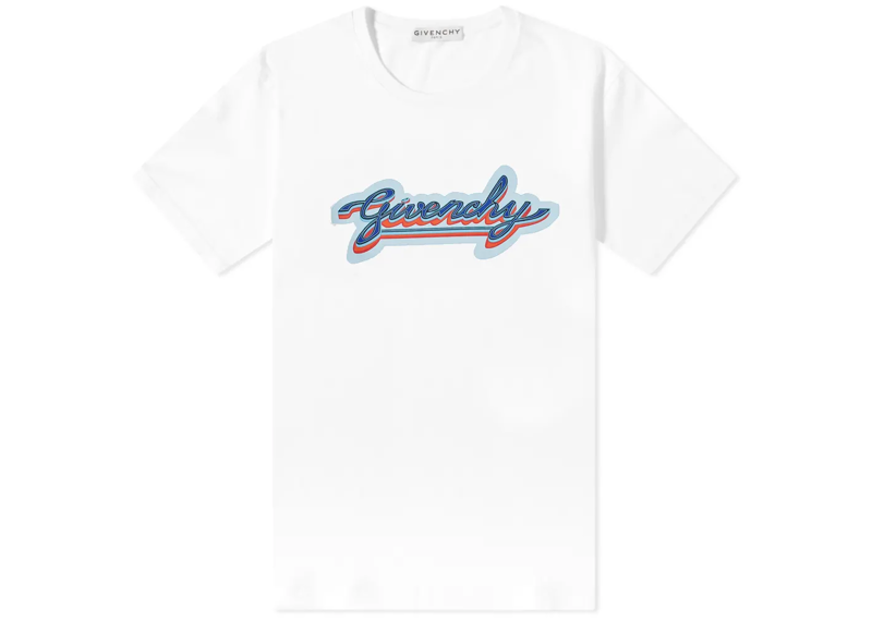 Givenchy Paris Retro Logo T-Shirt - White