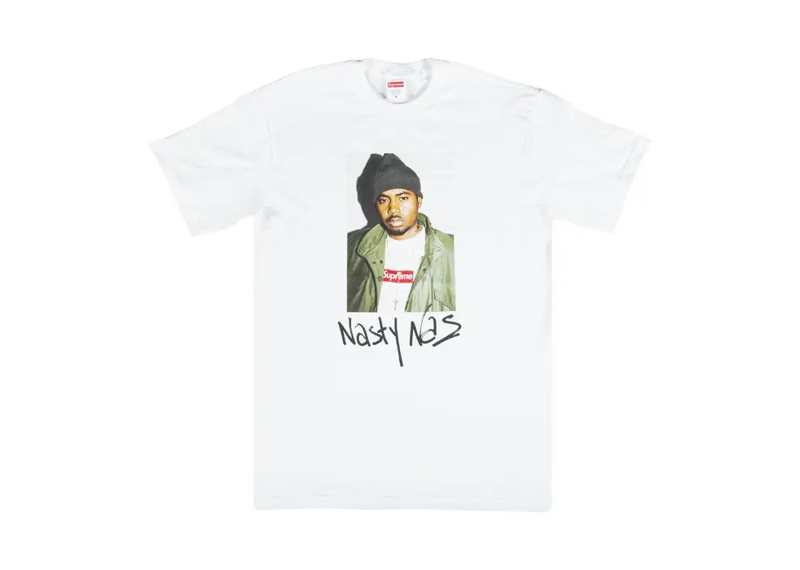 Supreme Nasty Nas Photo T-Shirt - White