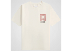 Rhude Chevron Logo Repeat T-Shirt, White