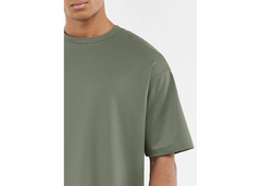 The Giving Movement Oversized Contrast Back Print T-Shirt - Clay
