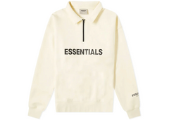 Fear of God Essentials Half Zip Pullover Sweater - Buttercream (SS20)