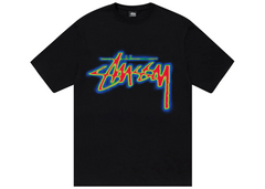 Stussy Thermal Stock T-Shirt - Black