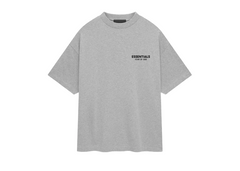 Fear Of God Essentials Jersey Crewneck T-Shirt - Light Heather Grey (FW24)