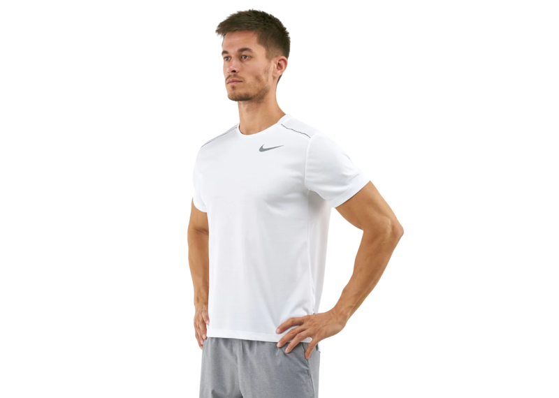 Nike Dri-Fit Miler 1.0 T-Shirt - White