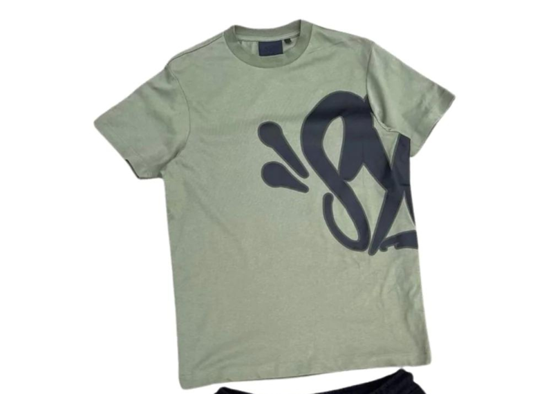 Syna World Logo T-Shirt - Khaki/Black
