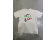 Balenciaga 90/10 Oversized Destroyed Vintage Jersey T-Shirt - Light Grey