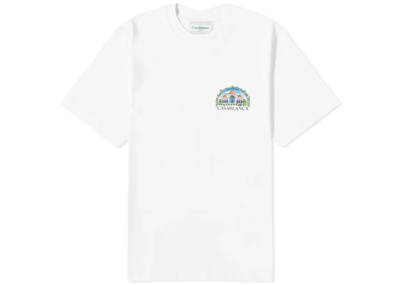 Casablanca Vue De Damas T-Shirt - White