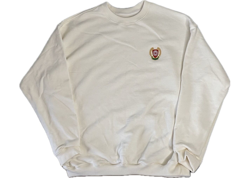 Yeezy Season 5 SAMPLE Calabasas Crest Sweatshirt - Cream