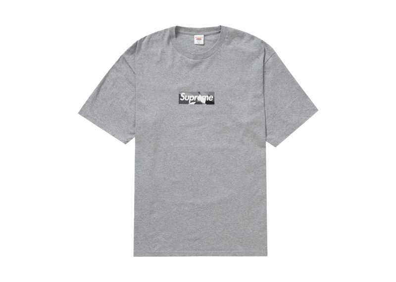 Supreme Emilio Pucci Box Logo Tee Grey / Black