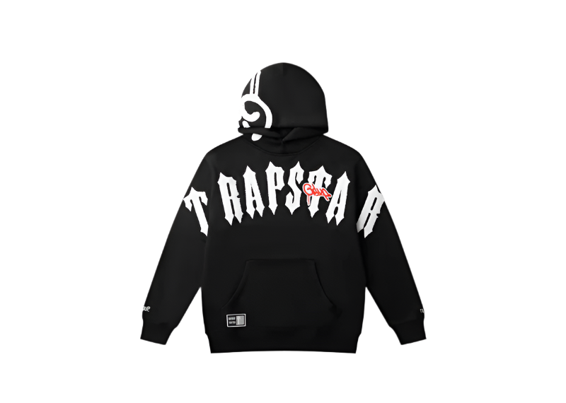 Geedup Co x Trapstar Handstyle x Irongate Arch Hoodie - Black/White