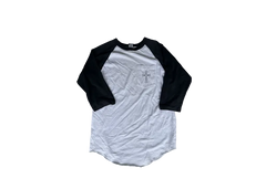 Chrome Hearts Cemetery Cross Basball Raglan T Shirt
