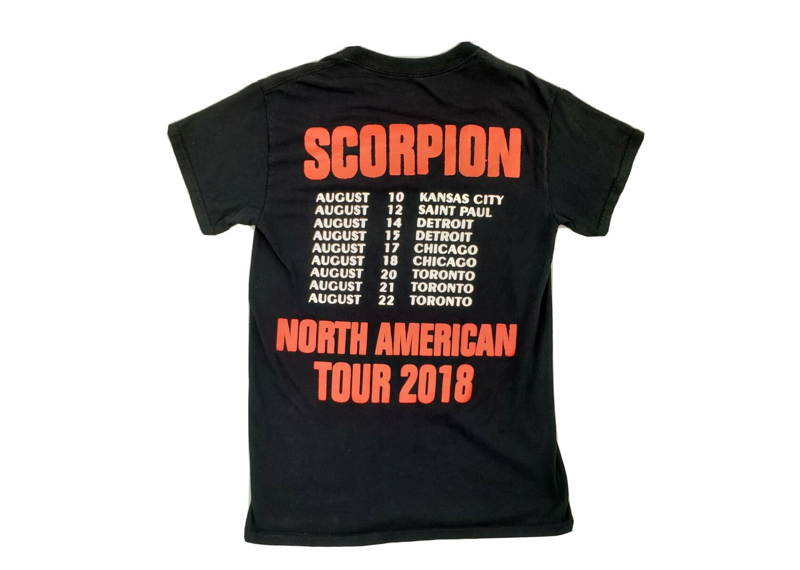 Drake Scorpion Tour T-Shirt - Black (2018)