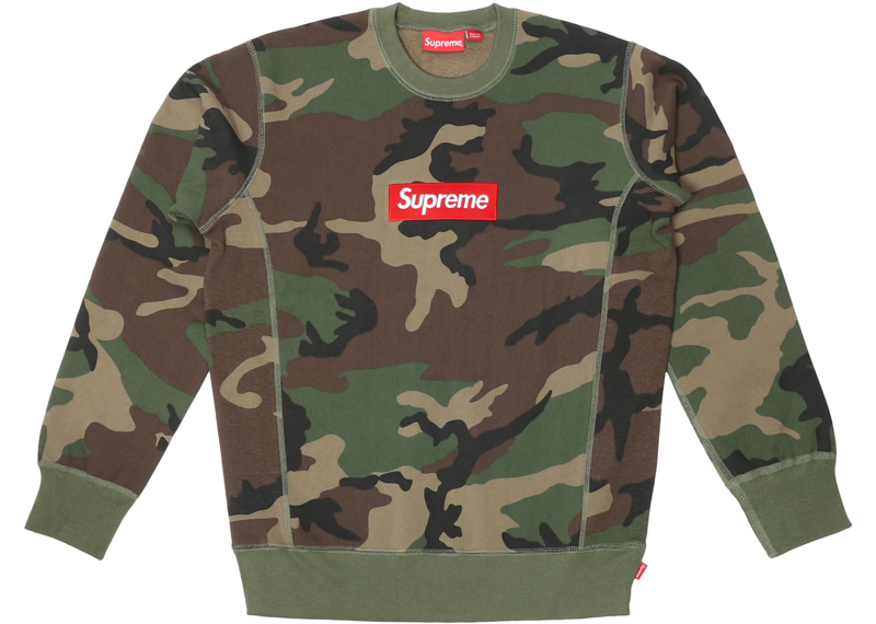 Supreme Box Logo Crewneck (FW15) Camo