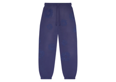 Denim Tears Cotton Wreath Monogram Sweatpants Tonal Navy