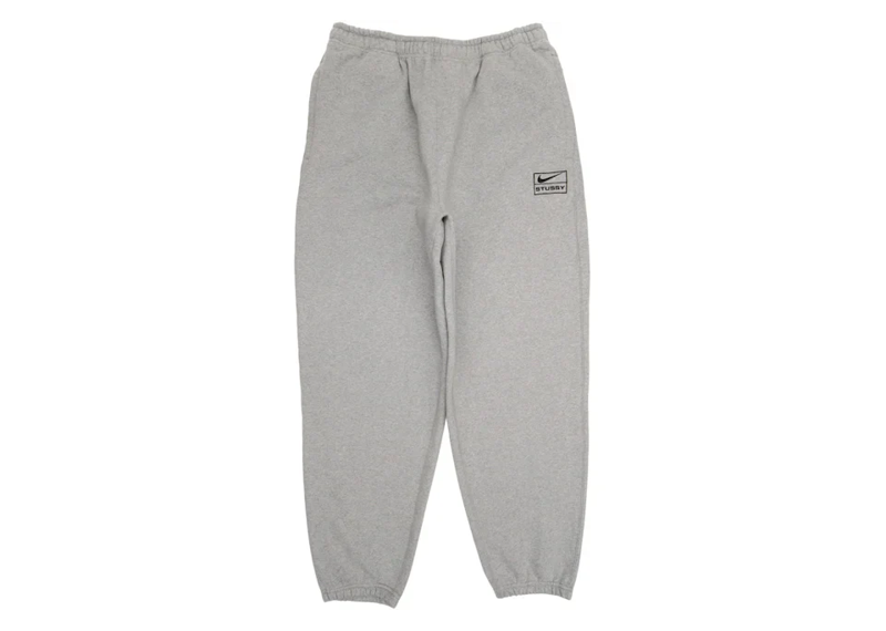 Nike x Stussy Fleece Sweatpants - Grey (SS23)