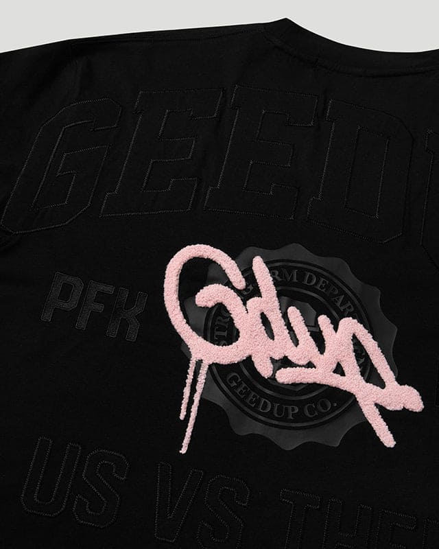 Geedup Co US VS THEM T-Shirt - Black/Pink