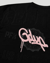 Geedup Co US VS THEM T-Shirt - Black/Pink