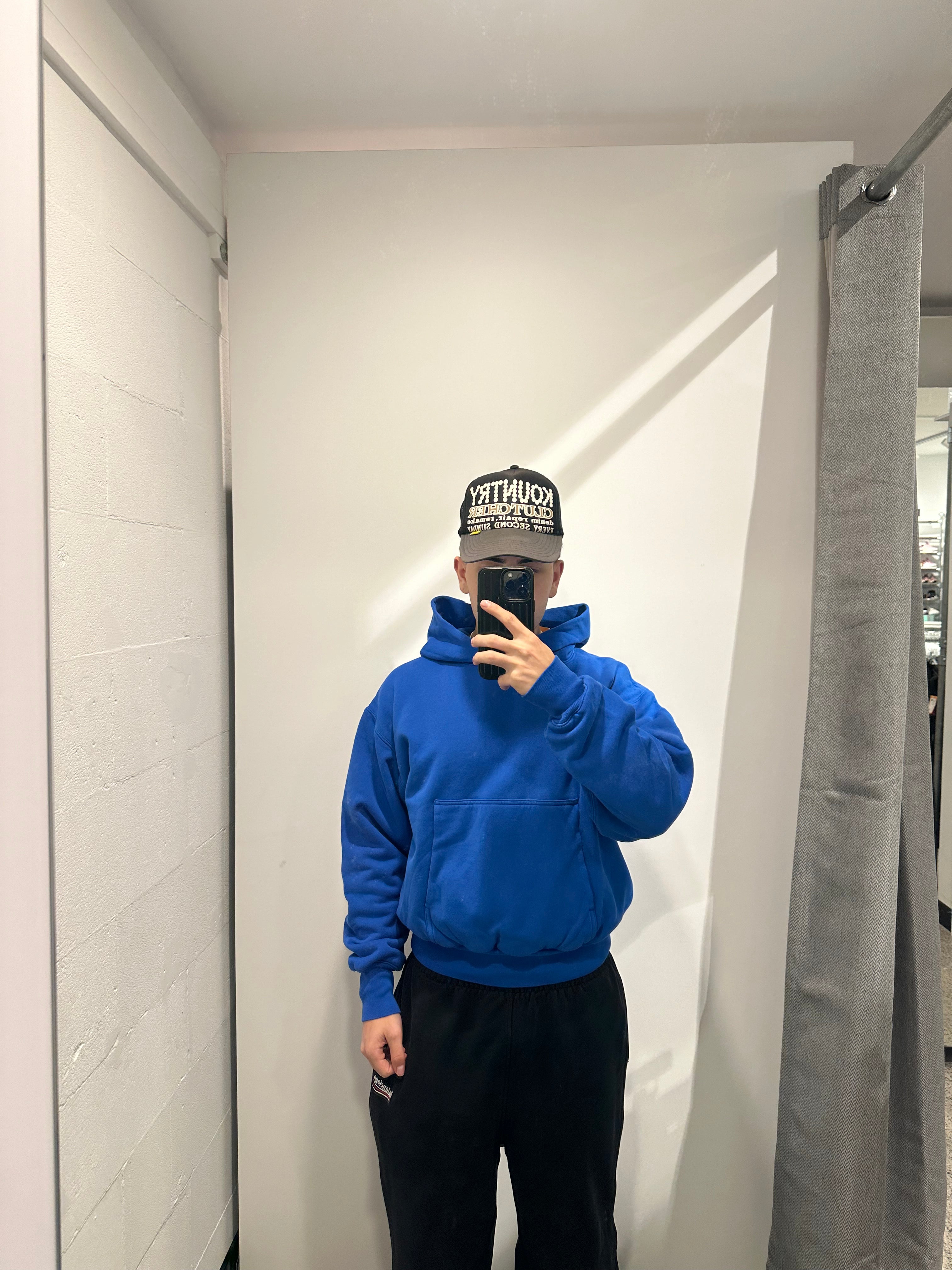 Yeezy x Gap Hoodie - Blue (FW21) – The Good Kid Yeezy x Gap Hoodie - Blue (FW21) – The Good Kid