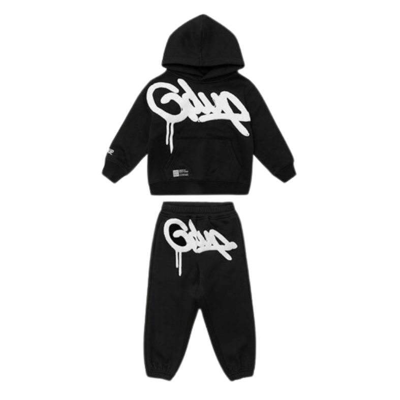 Geedup Co Handstyle Kids Set - Black/White